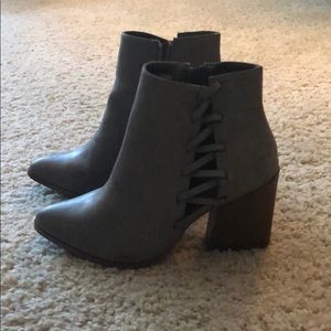 Grey booties